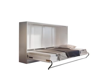 Sängskåp Storli 215x177x158 cm - Beige/Grå/Vit - Möbler - Säng - Gästsäng & extrasäng - Sängskåp