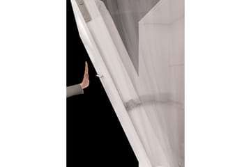 Sängskåp Storli 237x104x217 cm - Vit - Möbler - Säng - Gästsäng & extrasäng - Sängskåp