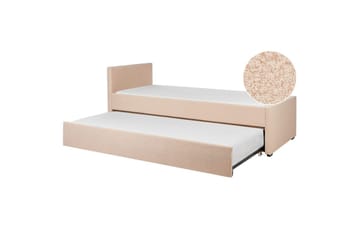 Utdragbar säng Marmande - Rosa - Möbler - Säng - Gästsäng & extrasäng - Utdragssäng