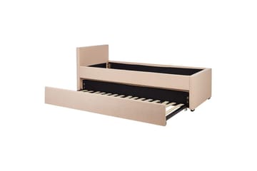Utdragbar säng Marmande - Rosa - Möbler - Säng - Gästsäng & extrasäng - Utdragssäng