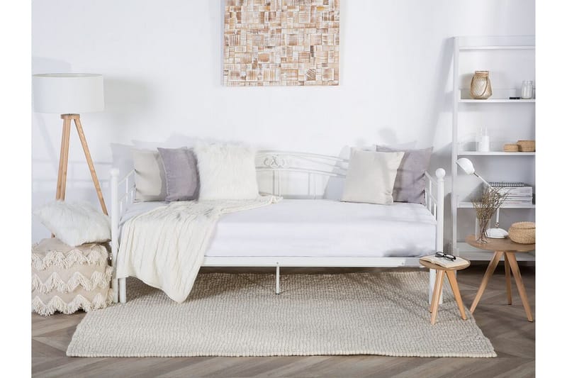 Lutebo Säng 160x200 cm - Vit - Möbler - Säng - Gästsäng & extrasäng - Utdragssäng