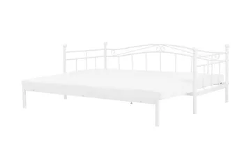 Lutebo Säng 160x200 cm - Vit - Möbler - Säng - Gästsäng & extrasäng - Utdragssäng