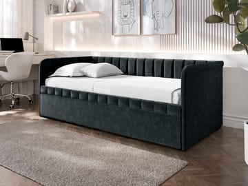 Valek Sängram 90x200 cm - svart - Möbler - Säng - Gästsäng & extrasäng - Utdragssäng