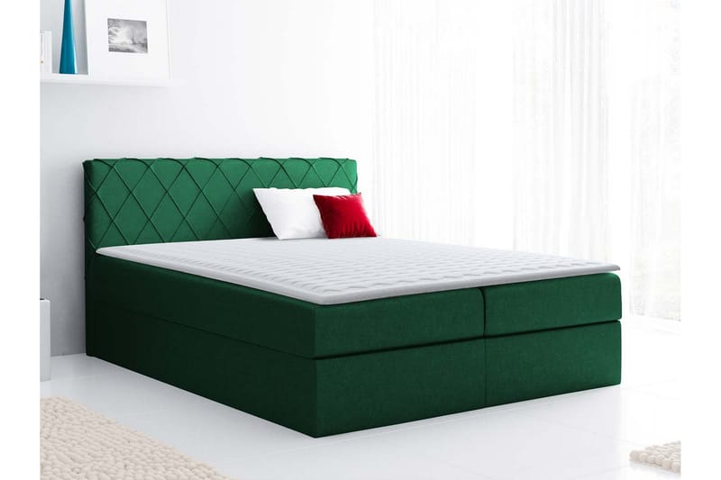 Gabin Sängpaket Kontinentalsäng 160x200 cm - Grön - Möbler - Säng - Kontinentalsäng