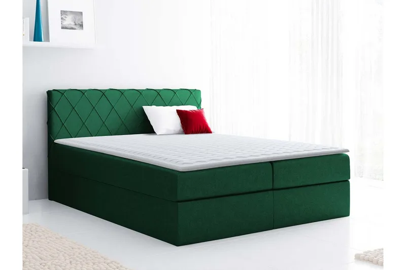 Gabin Sängpaket Kontinentalsäng 180x200 cm - Grön - Möbler - Säng - Kontinentalsäng