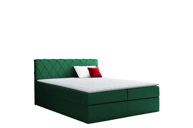Gabin Sängpaket Kontinentalsäng 200x200 cm, Grön