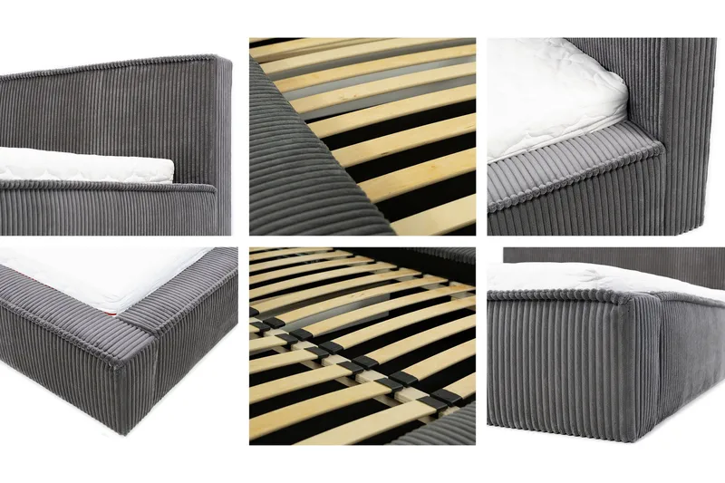 Gadi Sängram 140x200 cm - Svart - Möbler - Säng - Sängram & sängstomme