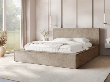 Gadi Sängram med förvaring 140x200 cm - beige - Möbler - Säng - Säng med förvaring