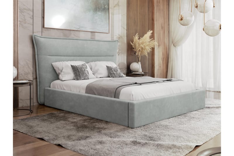 Gare Sängram 140x200 cm - Ljusgrå - Möbler - Säng - Sängram & sängstomme