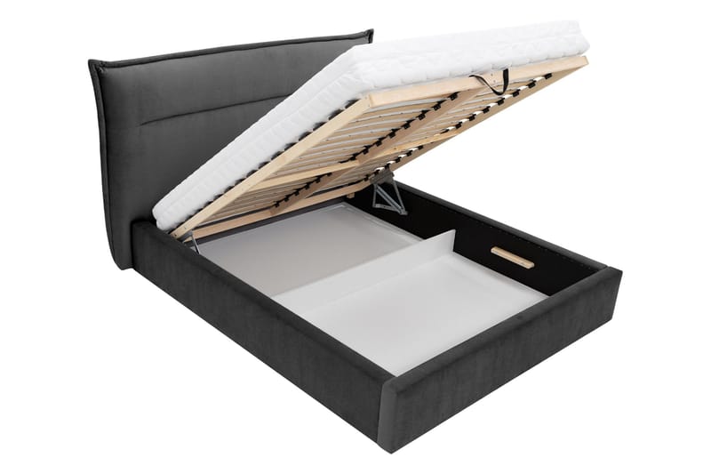 Gare Sängram 160x200 cm - Mörkgrå - Möbler - Säng - Sängram & sängstomme