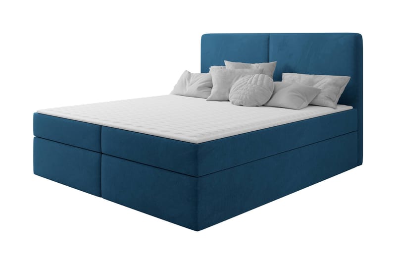 Garris Sängpaket Kontinentalsäng 140x200 cm - Blå - Möbler - Säng - Kontinentalsäng