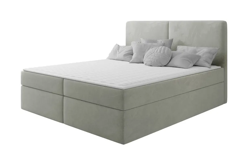 Garris Sängpaket Kontinentalsäng 140x200 cm - Ljusgrå - Möbler - Säng - Kontinentalsäng