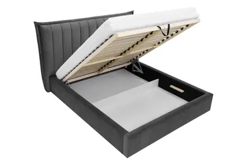 Garson Sängram 160x200 cm - Mörkgrå - Möbler - Säng - Sängram & sängstomme