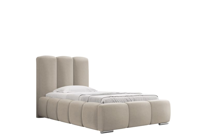 Gioia Sängram med Förvaring 90x200 cm - Beige - Möbler - Säng - Sängram & sängstomme
