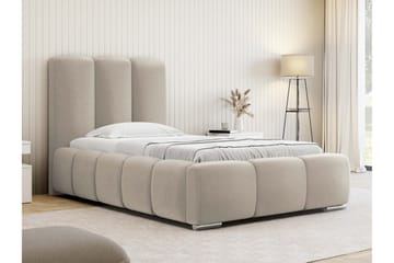 Gioia Sängram med Förvaring 90x200 cm - Beige - Möbler - Säng - Sängram & sängstomme