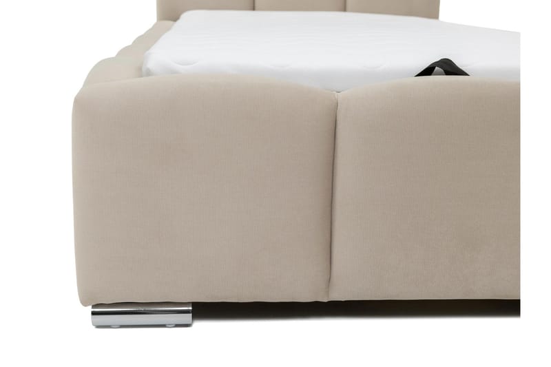 Gioia Sängram med Förvaring 90x200 cm - Grå - Möbler - Säng - Sängram & sängstomme