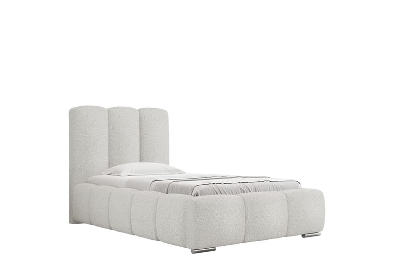 Gioia Sängram med Förvaring 90x200 cm - Vit - Möbler - Säng - Sängram & sängstomme