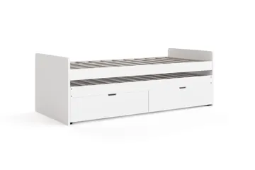 Granvik Sängram 90x200 cm utdragbar med extrasäng och förvaring - utan madrass - Möbler - Säng - Sängram & sängstomme