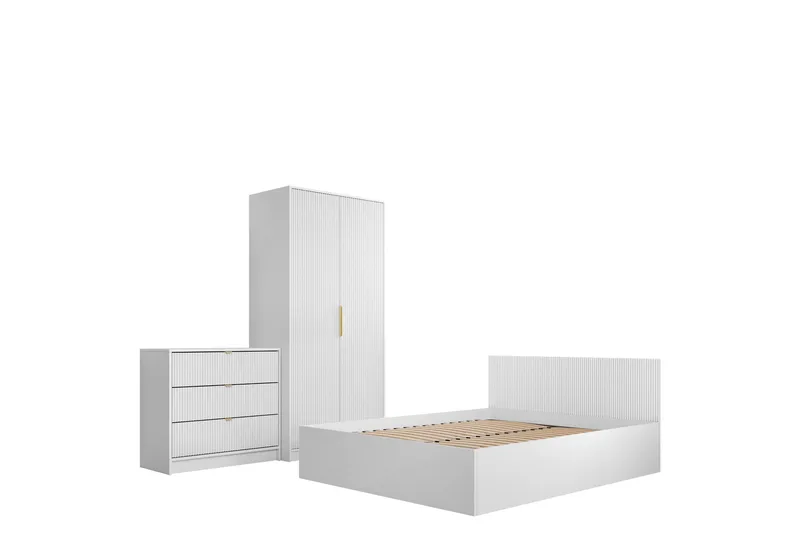 Gudelia Möbelset För Sovrum, Vit