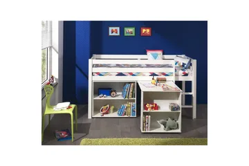 Halvhöjdssäng med Skrivbord & Byrå Pino - Möbler - Säng - Möbelset för sovrum