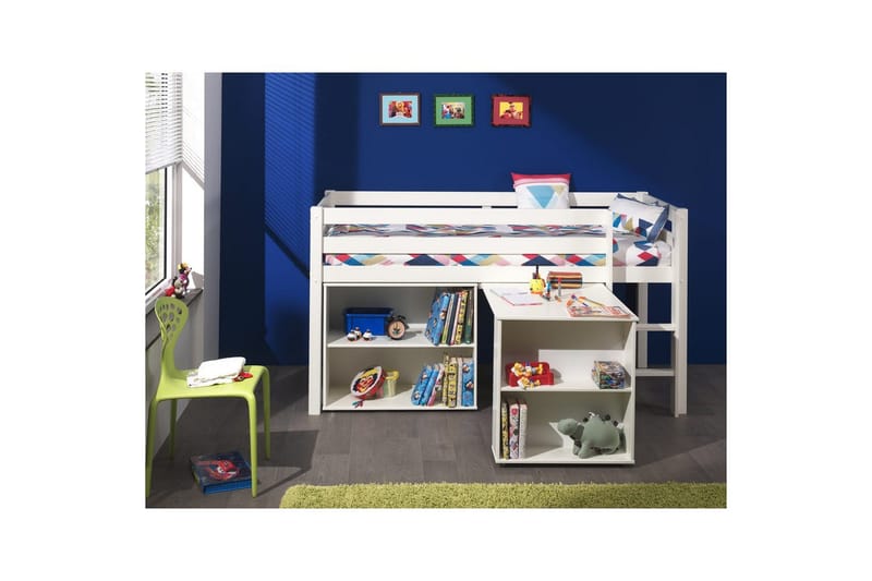 Halvhöjdssäng med Skrivbord & Byrå Pino - Möbler - Säng - Möbelset för sovrum