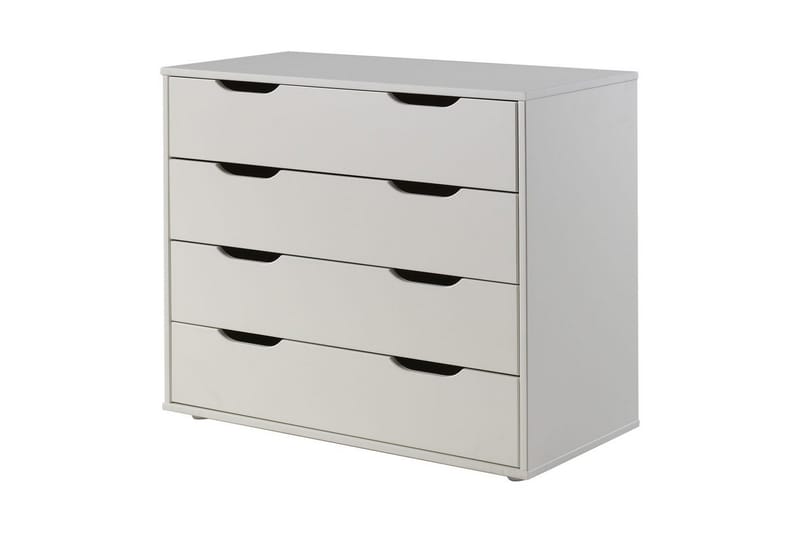 Halvhöjdssäng med skrivbord 4-dörrars skåp vägghylla och 2-dörrars skåp Pino - Möbler - Barnmöbler - Barnmöbelset