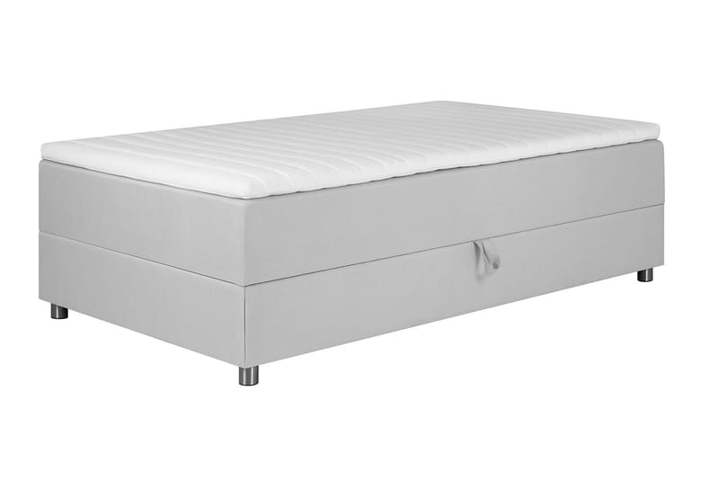 Happy Säng med Förvaring 120x200 - Ljusgrå - Säng med förvaring - Komplett sängpaket