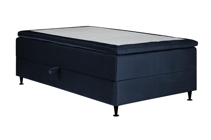 Happy Pluss Säng med Förvaring 90x200 - Mörkblå - Säng med förvaring - Komplett sängpaket