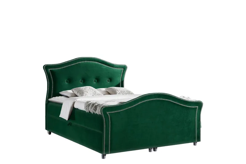 Hestra Lux Sängpaket Kontinentalsäng 120x200 cm, Grön