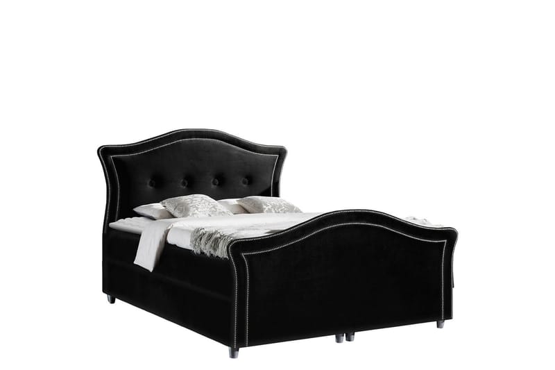 Hestra Lux Sängpaket Kontinentalsäng 120x200 cm - Svart - Möbler - Säng - Kontinentalsäng