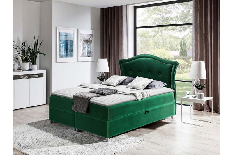 Hestra Sängpaket Kontinentalsäng 160x200 cm - Grön - Möbler - Säng - Kontinentalsäng
