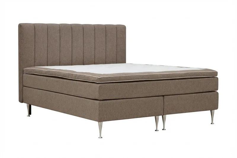 Hilton High Komplett Sängpaket 160x200 cm, Brun