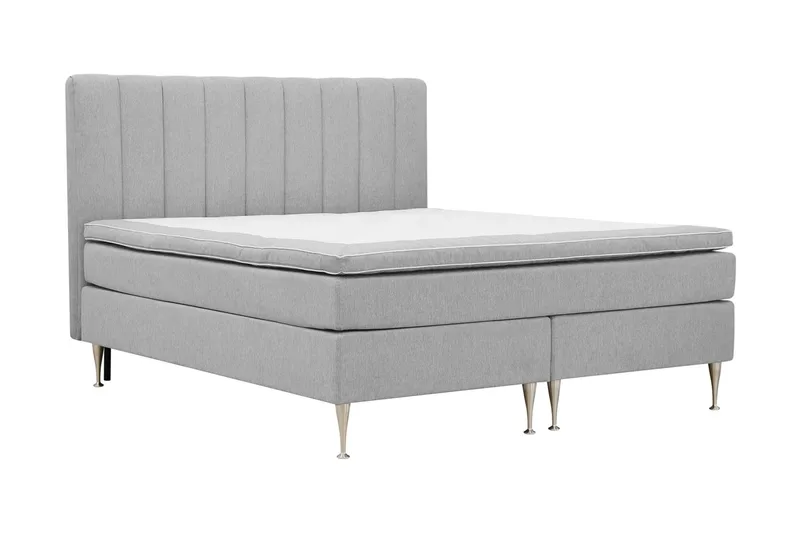 Hilton High Komplett Sängpaket 160x200 cm, Grå