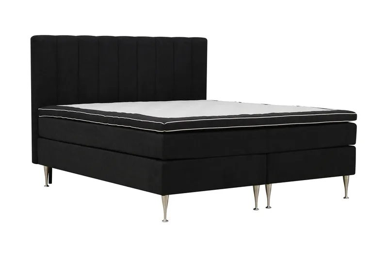 Hilton High Komplett Sängpaket 160x200 cm - Mörkgrå - Möbler - Säng - Kontinentalsäng