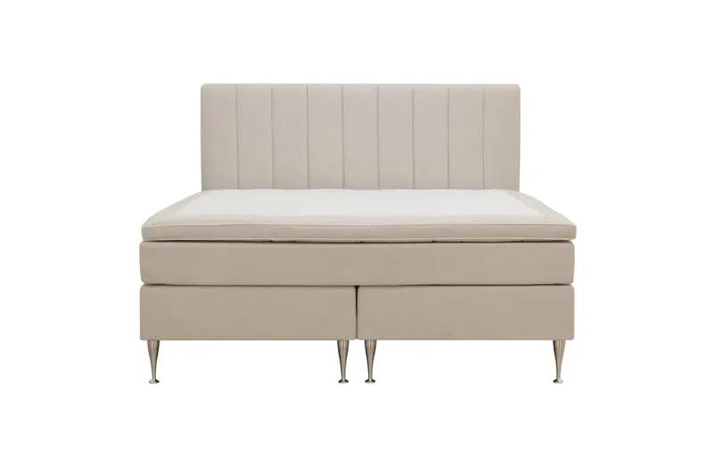 Hilton High Kontinentalsäng 160x200 cm - Ljusbeige - Möbler - Säng - Kontinentalsäng