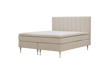 Hilton High Kontinentalsäng 160x200 cm - Ljusbeige - Möbler - Säng - Kontinentalsäng