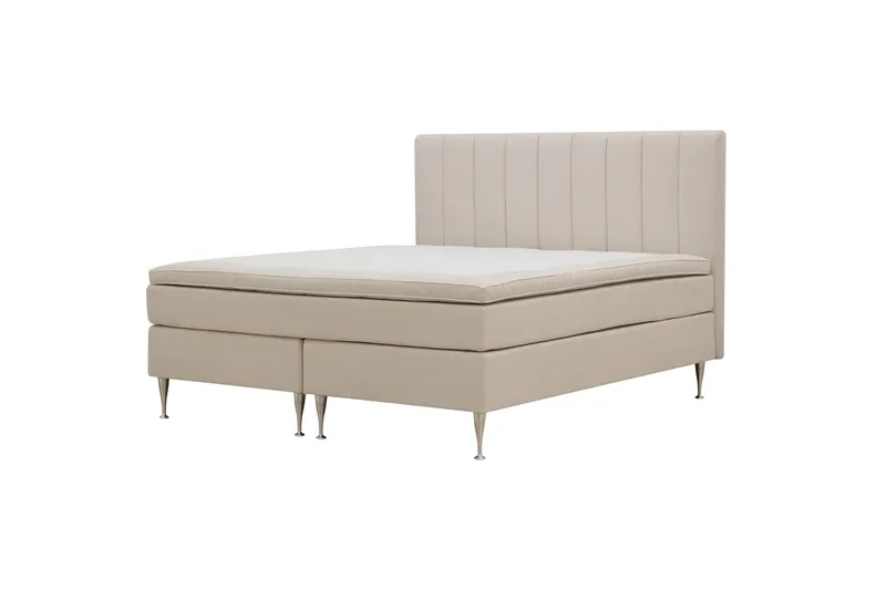 Hilton High Kontinentalsäng 160x200 cm - Ljusbeige - Möbler - Säng - Kontinentalsäng