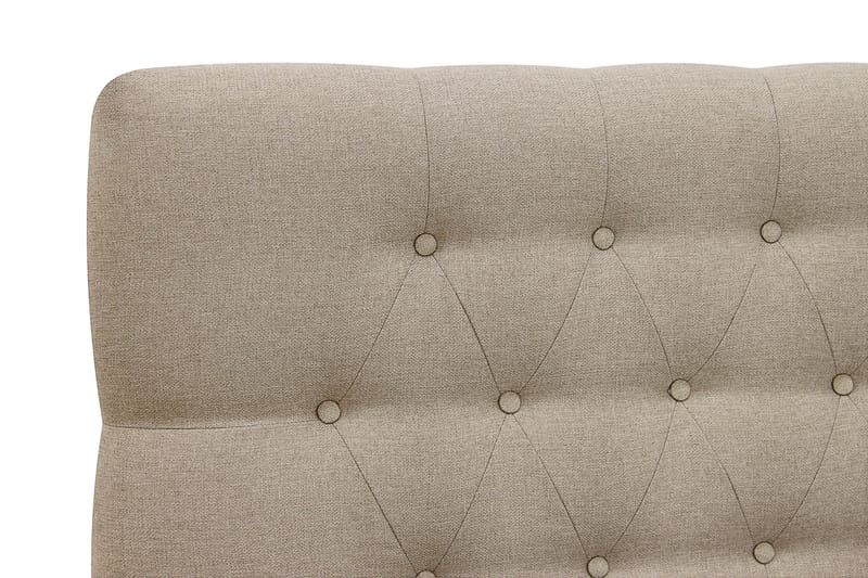 Hilton Komplett Sängpaket 160x200 cm Kontinentalsäng med diamant sänggavel - Beige - Möbler - Säng - Kontinentalsäng