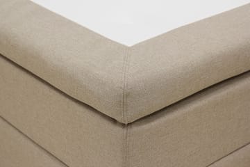 Hilton Komplett Sängpaket 160x200 cm Kontinentalsäng med diamant sänggavel - Beige - Möbler - Säng - Kontinentalsäng