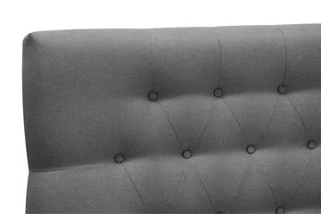 Hilton Komplett Sängpaket 160x200 cm Kontinentalsäng med diamant sänggavel - Grå - Möbler - Säng - Kontinentalsäng