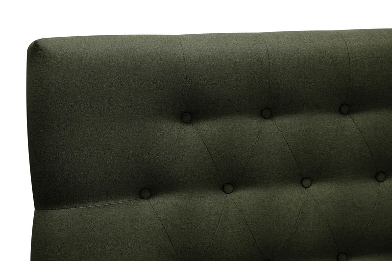 Hilton Komplett Sängpaket 160x200 cm Kontinentalsäng med diamant sänggavel - Grön - Möbler - Säng - Kontinentalsäng
