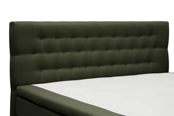 Hilton Komplett Sängpaket 160x200 cm Kontinentalsäng med diamant sänggavel - Grön - Möbler - Säng - Kontinentalsäng
