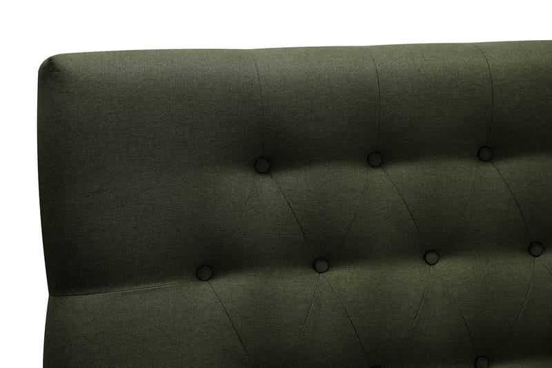 Hilton Komplett Sängpaket 160x200 cm Kontinentalsäng med diamant sänggavel - Grön - Möbler - Säng - Kontinentalsäng