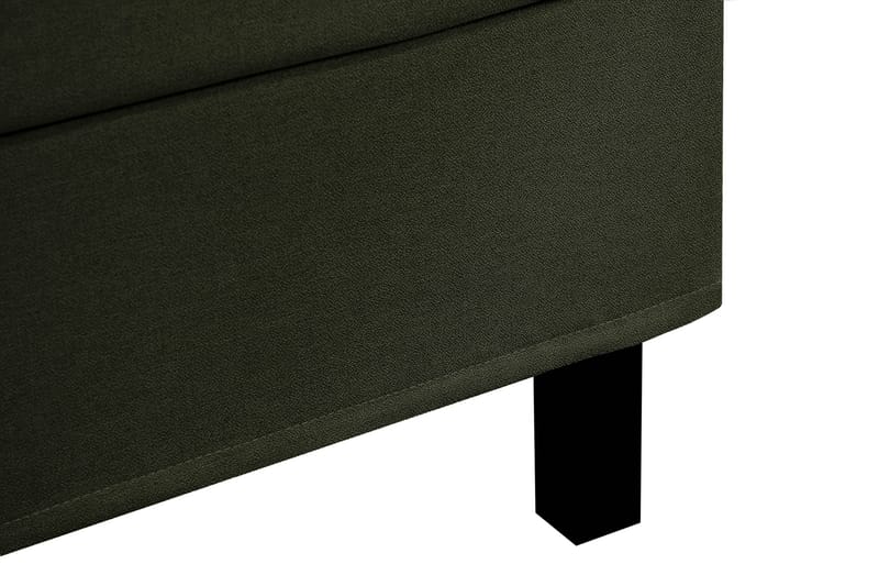 Hilton Komplett Sängpaket 160x200 cm Kontinentalsäng med diamant sänggavel - Grön - Möbler - Säng - Kontinentalsäng
