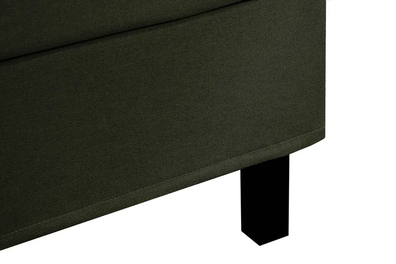 Hilton Komplett Sängpaket 160x200 cm Kontinentalsäng med diamant sänggavel - Grön - Möbler - Säng - Kontinentalsäng
