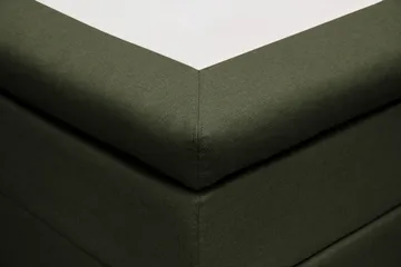 Hilton Komplett Sängpaket 160x200 cm Kontinentalsäng med diamant sänggavel - Grön - Möbler - Säng - Kontinentalsäng