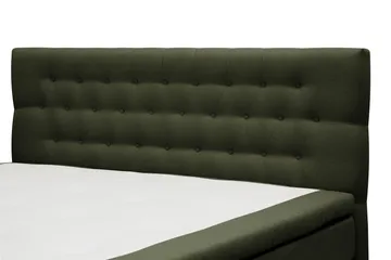 Hilton Komplett Sängpaket 160x200 cm Kontinentalsäng med diamant sänggavel - Grön - Möbler - Säng - Kontinentalsäng