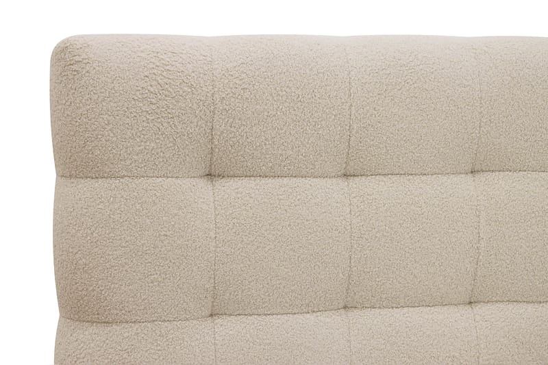 Hilton Komplett Sängpaket 160x200 cm Kontinentalsäng med rutad sänggavel - Beige - Möbler - Säng - Kontinentalsäng