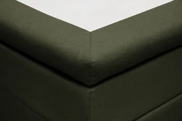 Hilton Komplett Sängpaket 160x200 cm Kontinentalsäng med rutad sänggavel - Grön - Möbler - Säng - Kontinentalsäng