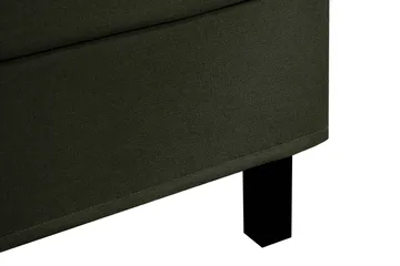 Hilton Komplett Sängpaket 160x200 cm Kontinentalsäng med rutad sänggavel - Grön - Möbler - Säng - Kontinentalsäng